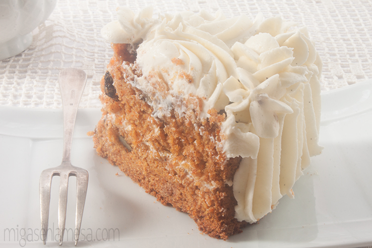 Well spiced carrot cake 4