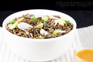 Ensalada De Arroz Salvaje Con Aderezo De Miso Ni Arroz Ni Salvaje