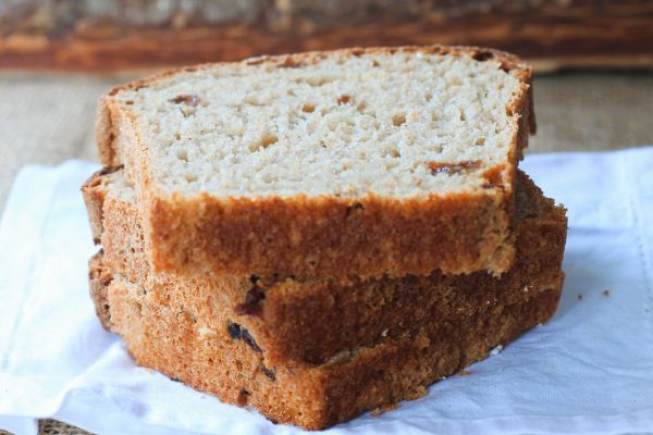 PAN DULCE INTEGRAL CON PASAS MACERADAS EN VINAGRE DE SIDRA